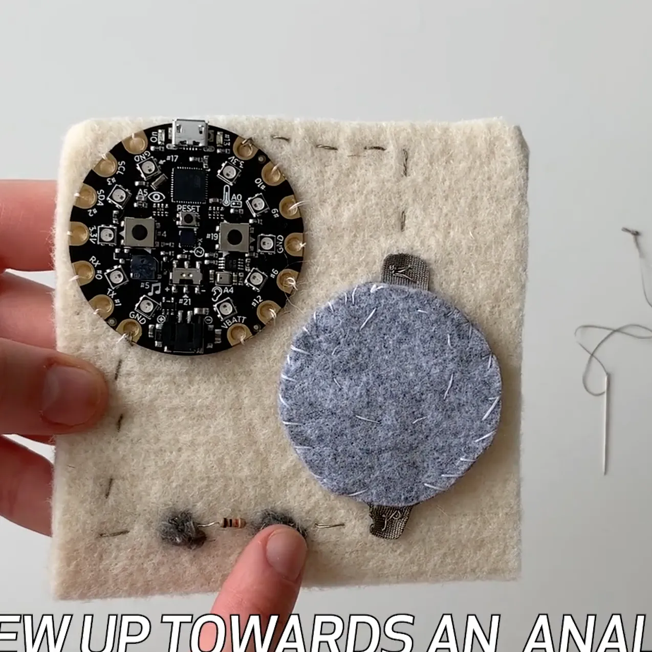 How to Make an E-Textile Analog Sensor